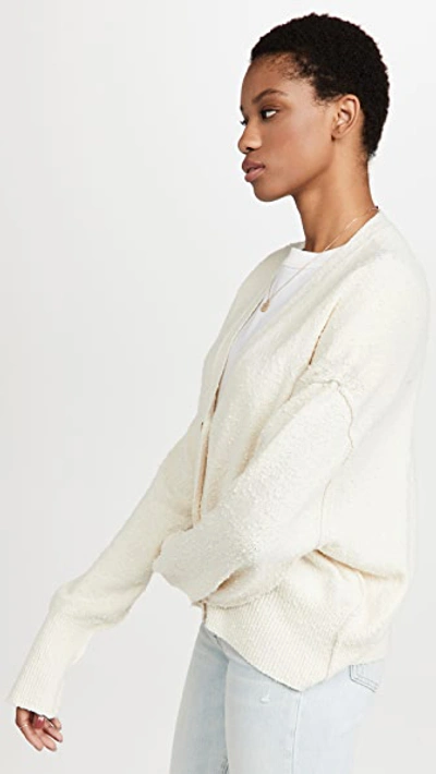 Free People Womens Cream Found My Friend Cotton-blend Cardigan S In Cream