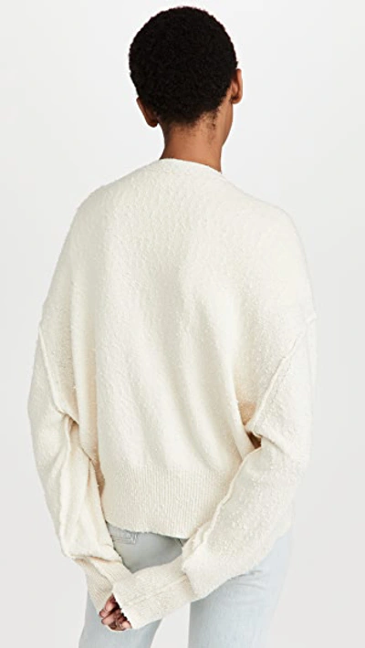 Free People Womens Cream Found My Friend Cotton-blend Cardigan S In Cream