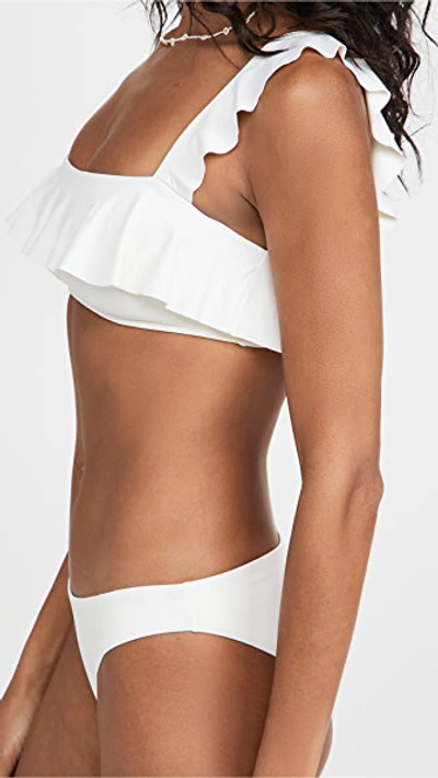 Eberjey So Solid Jane Bikini Top In Ecru