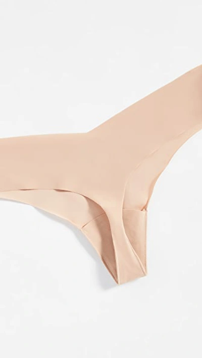 Commando Classic Thong 3-pack In Black/beige/white