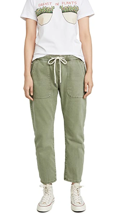 One Teaspoon Shabbies Drawstring Boyfriend Jeans In Super Khaki