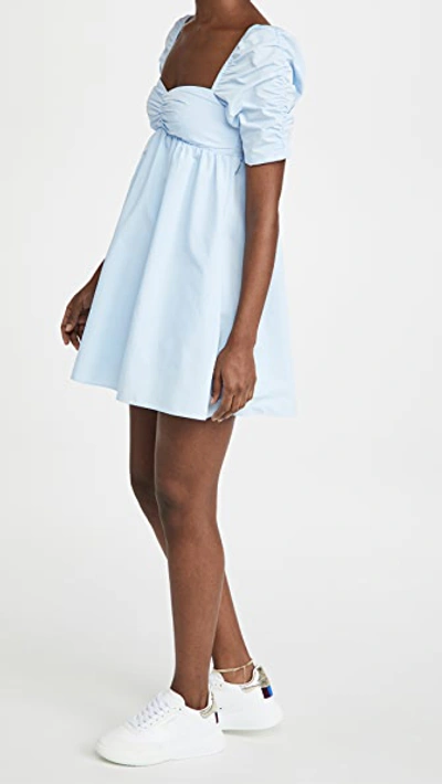 Shop Amanda Uprichard Ariana Dress Powder Blue