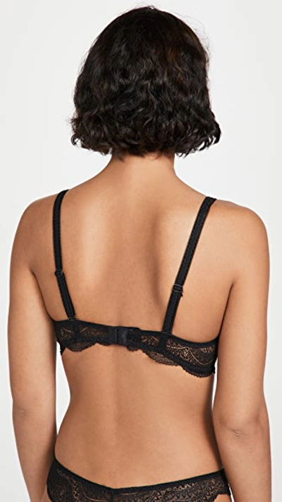 Simone Perele Karma Demi-cup Convertible Lace Bra In Black