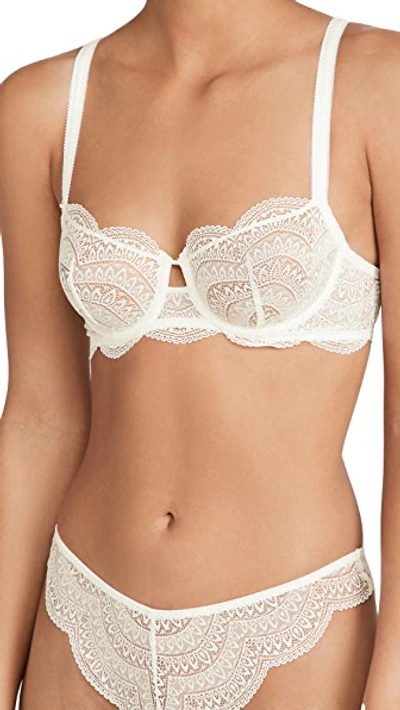 Shop Simone Perele Karma Demi Bra Ivory