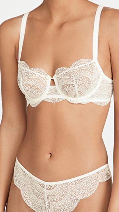 Simone Perele Karma Demi Cup Underwire Bra In Ivory