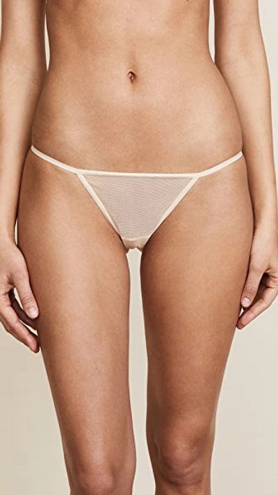 Shop Cosabella Soire G-string In Blush