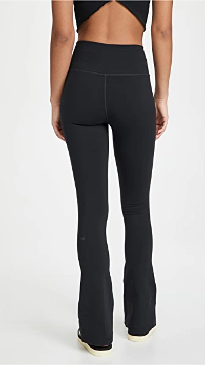Splits59 Raquel High Waist Airweight Flare Leggings Black In Black