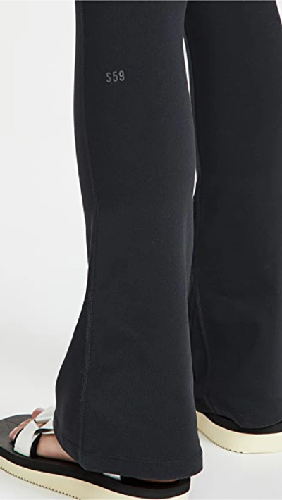 Splits59 Raquel High Waist Airweight Flare Leggings Black In Black