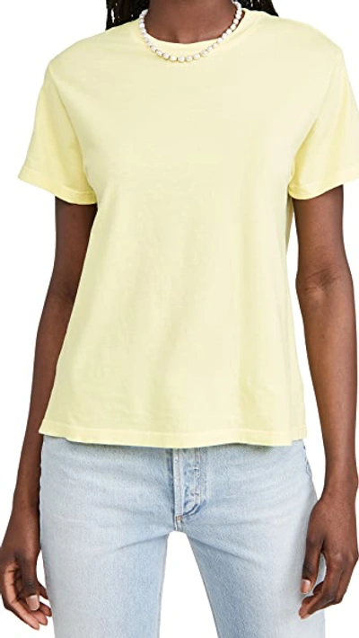 Shop Agolde Rena T Shirt: Crew Neck Easy T Shirt In Tarte