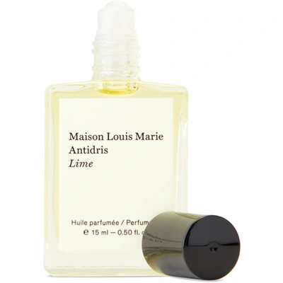 Shop Maison Louis Marie Antidris Lime Perfume Oil, 15 ml In -