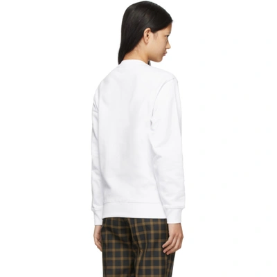 Shop Kenzo White Classic Tiger Sweatshirt In 01 White