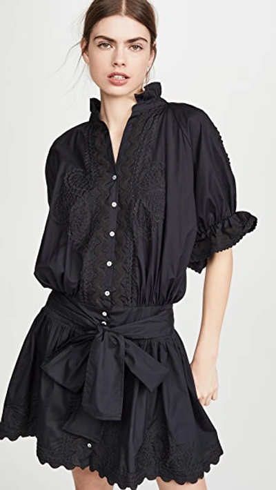 JULIET DUNN POPLIN BLOUSON DRESS JDUNN30097