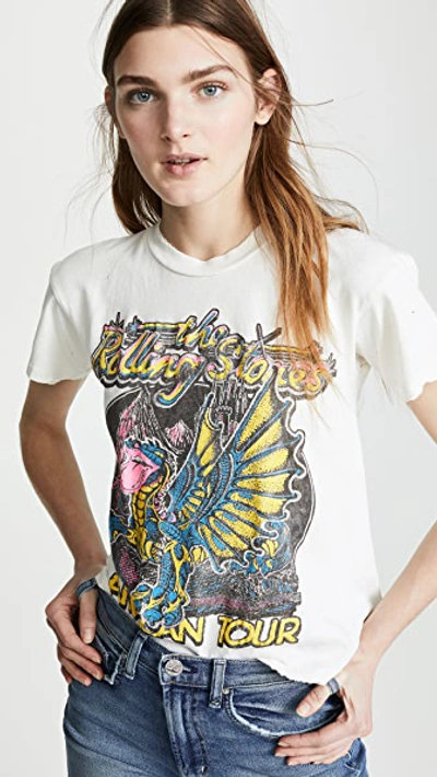 Shop Madeworn Rolling Stones Tee In Off White