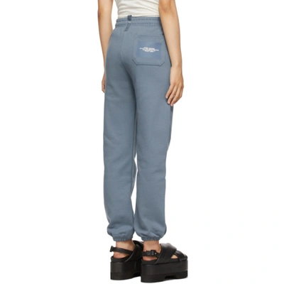 Shop Marc Jacobs Blue 'the Sweatpants' Lounge Pants In 481 Blue