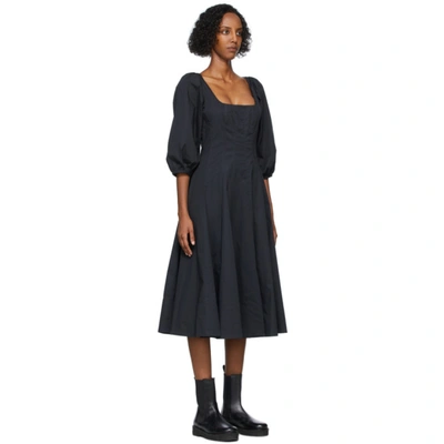 Shop Staud Black Swells Dress