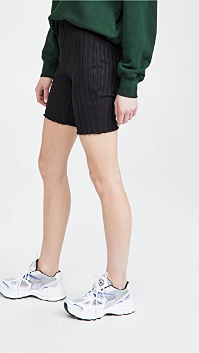 Shop Simon Miller Burr Bike Shorts In Black