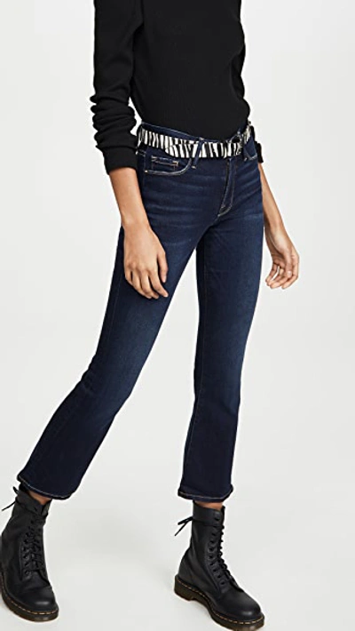 Shop Frame Le Crop Mini Boot Jeans In Cabana