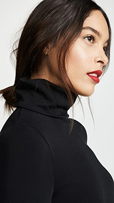 Wolford Sustainable Aurora Turtle Neck Top In Black