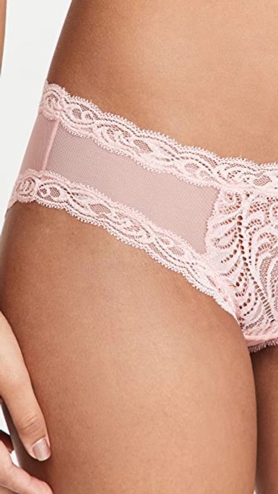 Shop Natori Feathers Hipster Briefs In Pink Icing