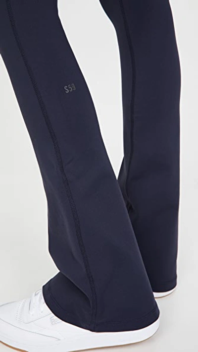 Splits59 Raquel High Waist Flare Pants In Indigo