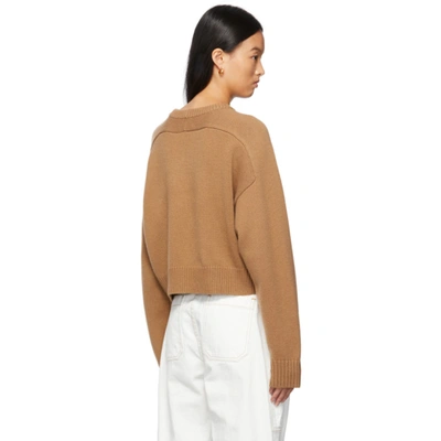Shop Loulou Studio Tan Bruzzi Sweater In Camel