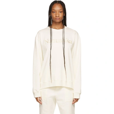 Shop Nanushka Off-white Remy Sweatshirt In Off White