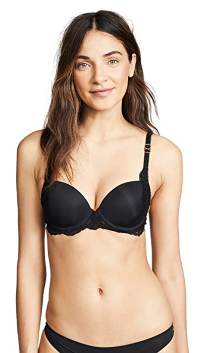 Shop Stella Mccartney Contour Plunge Bra In Black