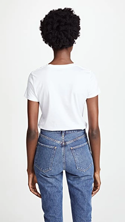 Vince Classic Short-sleeve T-shirt In Optic White