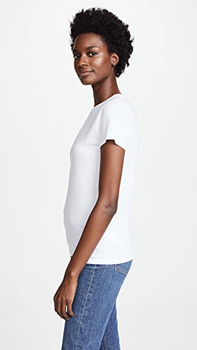 Vince Classic Short-sleeve T-shirt In Optic White