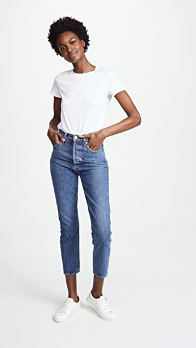Vince Classic Short-sleeve T-shirt In Optic White