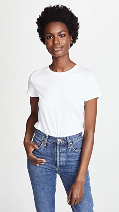 Vince Classic Short-sleeve T-shirt In Optic White
