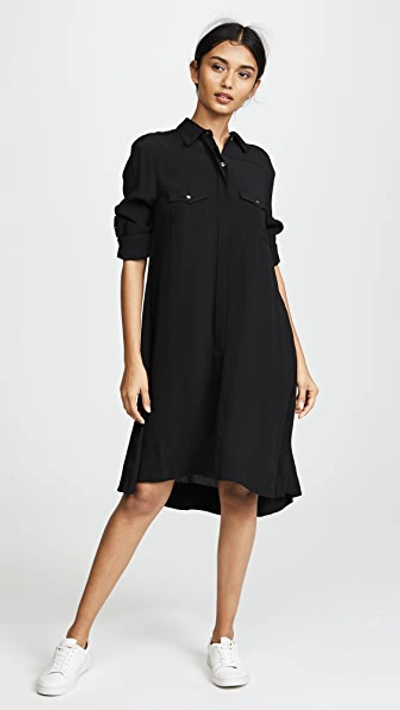 Hatch The Shirtdress In Black