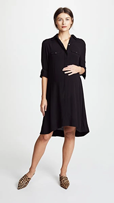 Hatch The Shirtdress In Black
