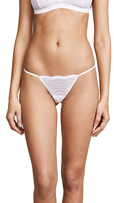 Cosabella Dolce G-string In White