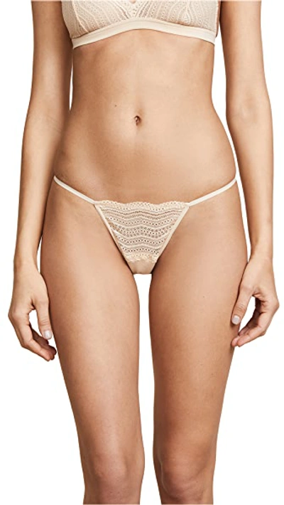 Cosabella Dolce G-string In Blush