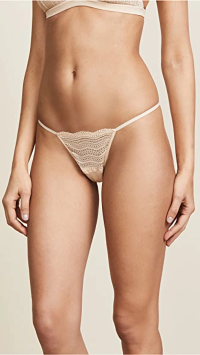 Shop Cosabella Dolce G-string In Blush
