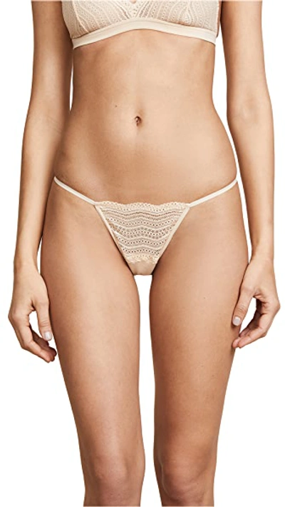 Shop Cosabella Dolce G-string In Blush