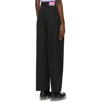 Shop Marc Jacobs Black Heaven By  Wide Trousers In 001 Black