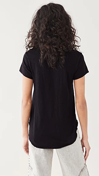 Shop Wilt V Tee In Black