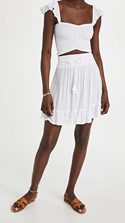 Shop Tiare Hawaii Hollie Top & Lily Skirt Set In White
