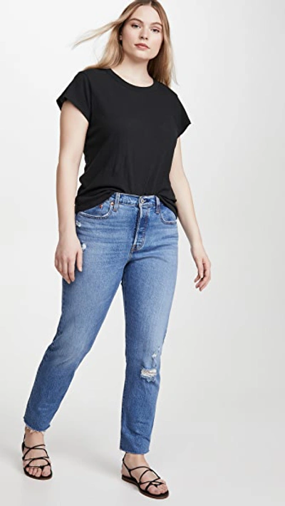 Shop Madewell Boxy Tee In True Black