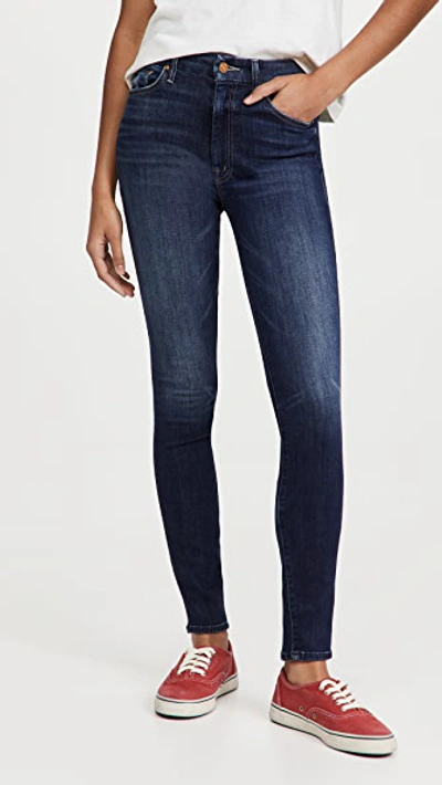 Shop Mother High Waisted Looker Jeans Teaming Up