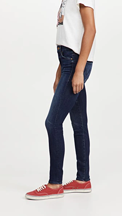 Mother High Waisted Looker Ankle Fray Jean - Atterley In Teaming Up