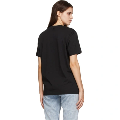 Shop Ami Alexandre Mattiussi Black Ami De Cœur T-shirt In 001 Black