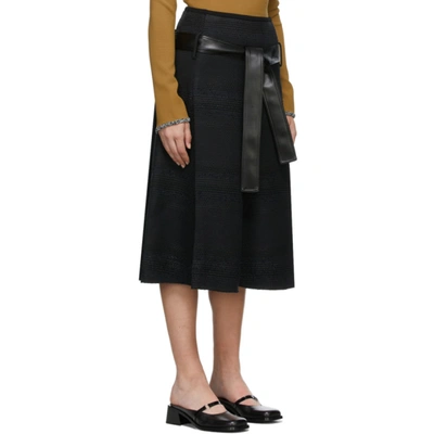 Shop Proenza Schouler Black Tweed A-line Skirt
