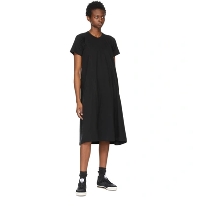 Shop Comme Des Garçons Comme Des Garçons Black Jersey Dress In 1 Black