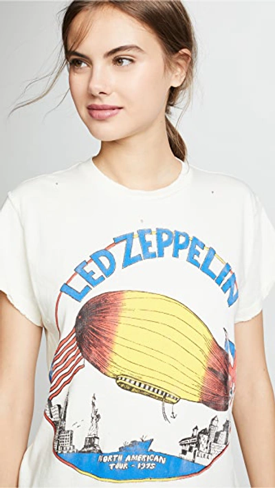 Shop Madeworn Led Zeppelin Tee White