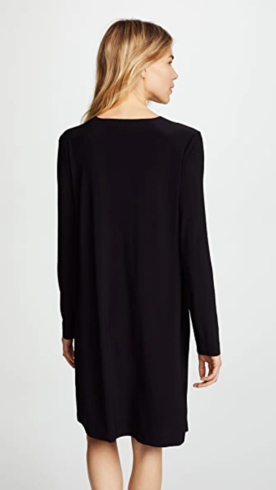 Norma Kamali Kamali Kulture Go Crew Neck Dress In Black