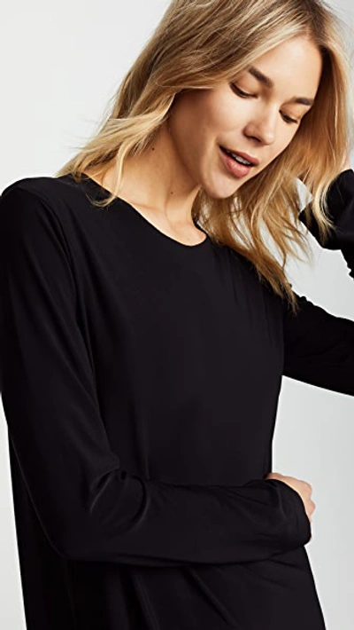 Norma Kamali Kamali Kulture Go Crew Neck Dress In Black