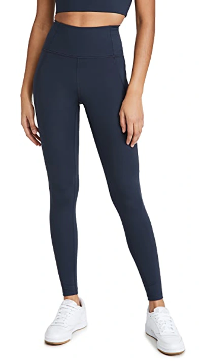 Shop Girlfriend Collective High Rise Compressive Leggings In Midnight
